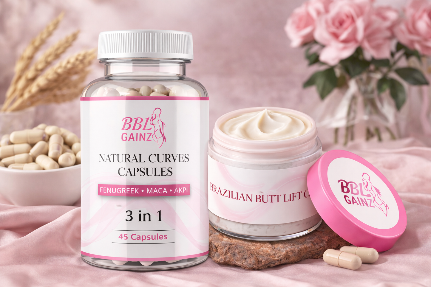 Natural BBL Bundle (Cream + Capsules)